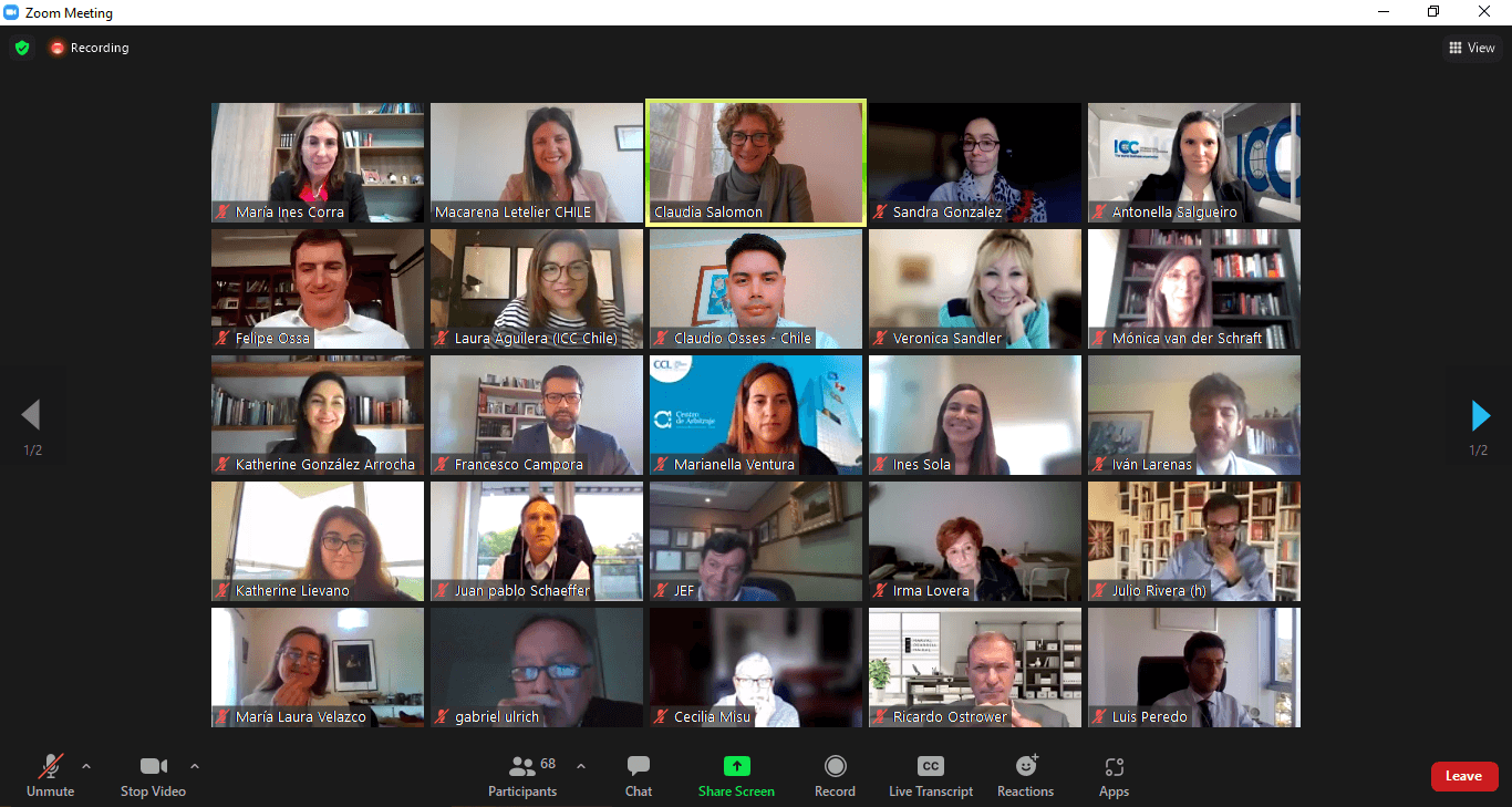 Claudia Salomon: Presidenta de la Corte Internacional de Arbitraje de la Cámara de Comercio Internacional