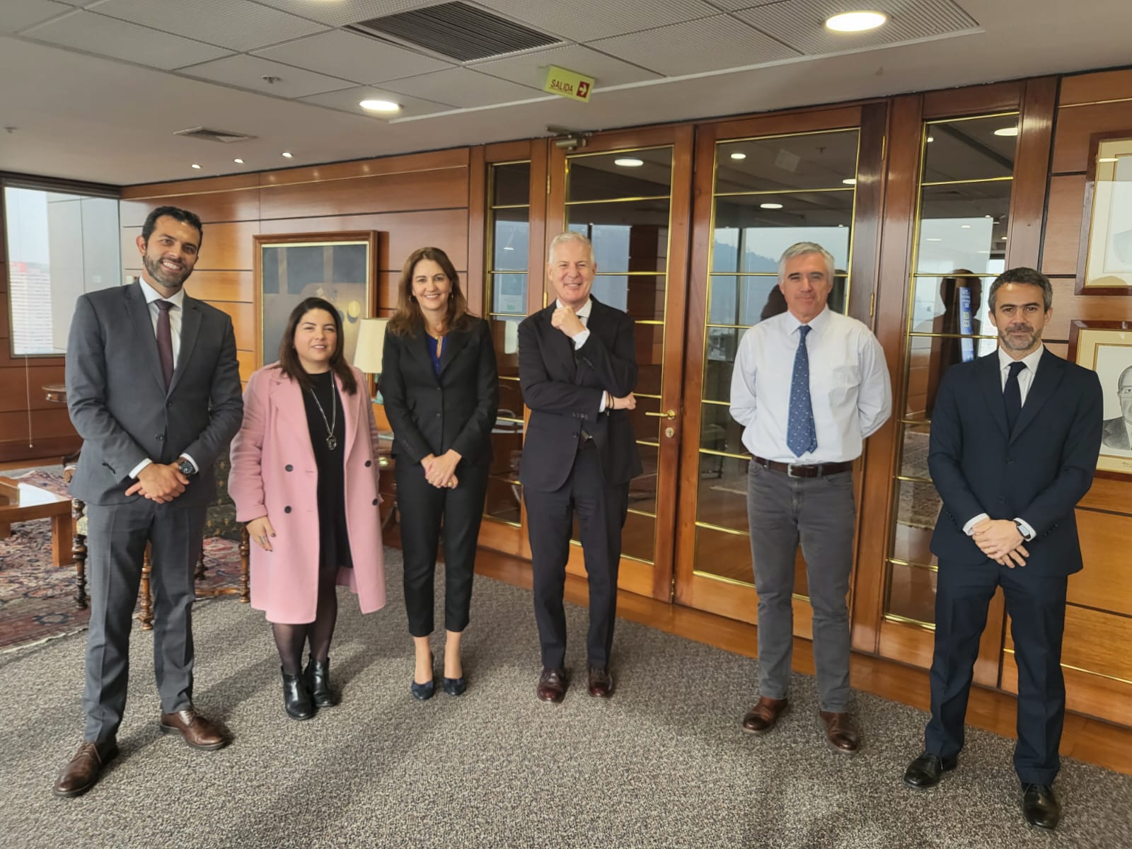 Representantes de la ICC en el CAM Santiago