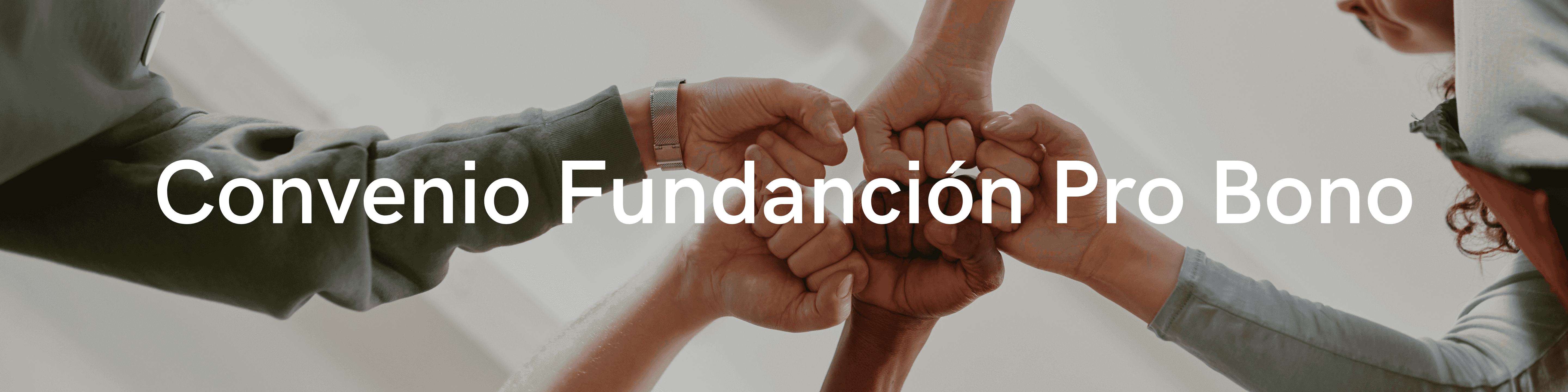 Convenio con Fundación Pro Bono