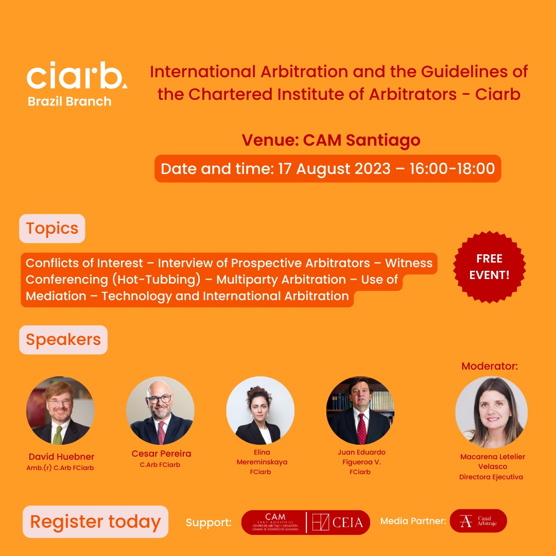 International Arbitration o Chartered Institute of Arbitrators