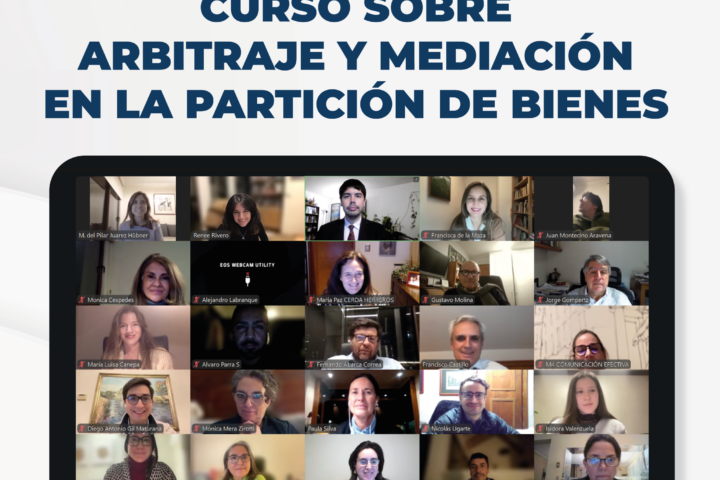 Finaliza exitoso Curso sobre Arbitraje y Mediación en la Partición de Bienes del CAM Santiago