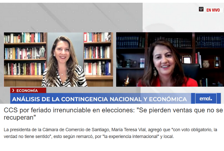 CCS por feriado irrenunciable en elecciones: “Se pierd...