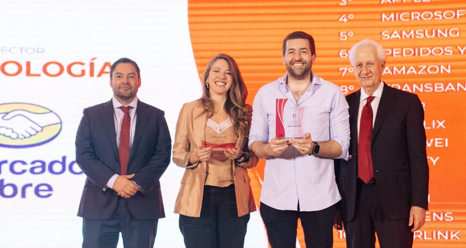Mercado Libre es reconocida como la empresa con mejor reputación corporativa de Chile por tercer año consecutivo