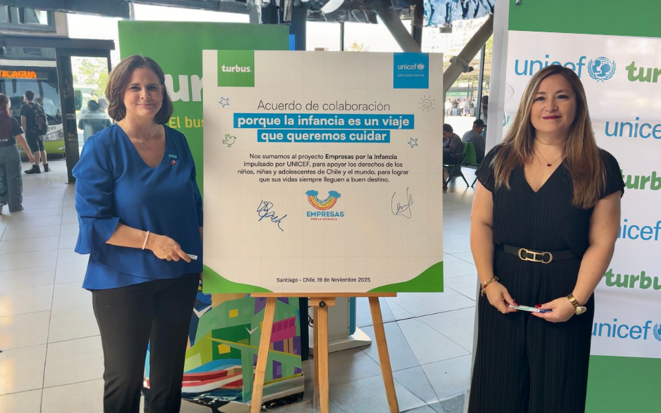 TURBUS primeros en Chile en ser parte de Empresas por la Infancia de UNICEF