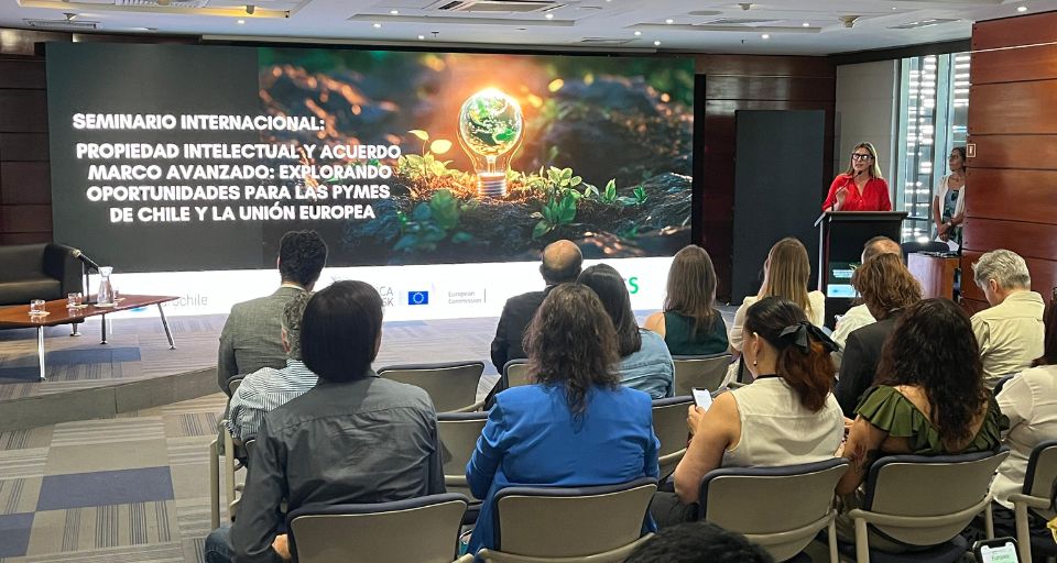 Seminario impulsa a las pymes chilenas y europeas a aprovechar la propiedad intelectual en el nuevo Acuerdo Marco Avanzado