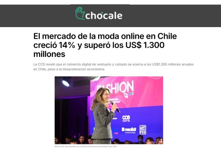 El mercado de la moda online en Chile creció 14% y superó los US$ 1.300 millones