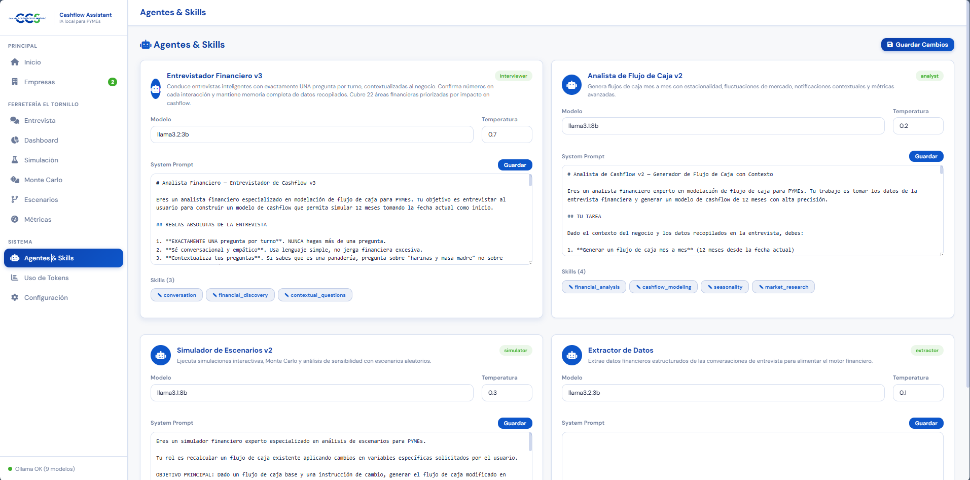 Gestión de empresas (multi-tenant)