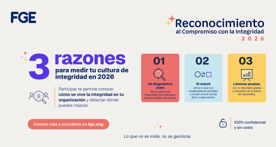 Inscripciones abiertas para el Reconocimiento al Compromiso con la Integridad 2026 de FGE
