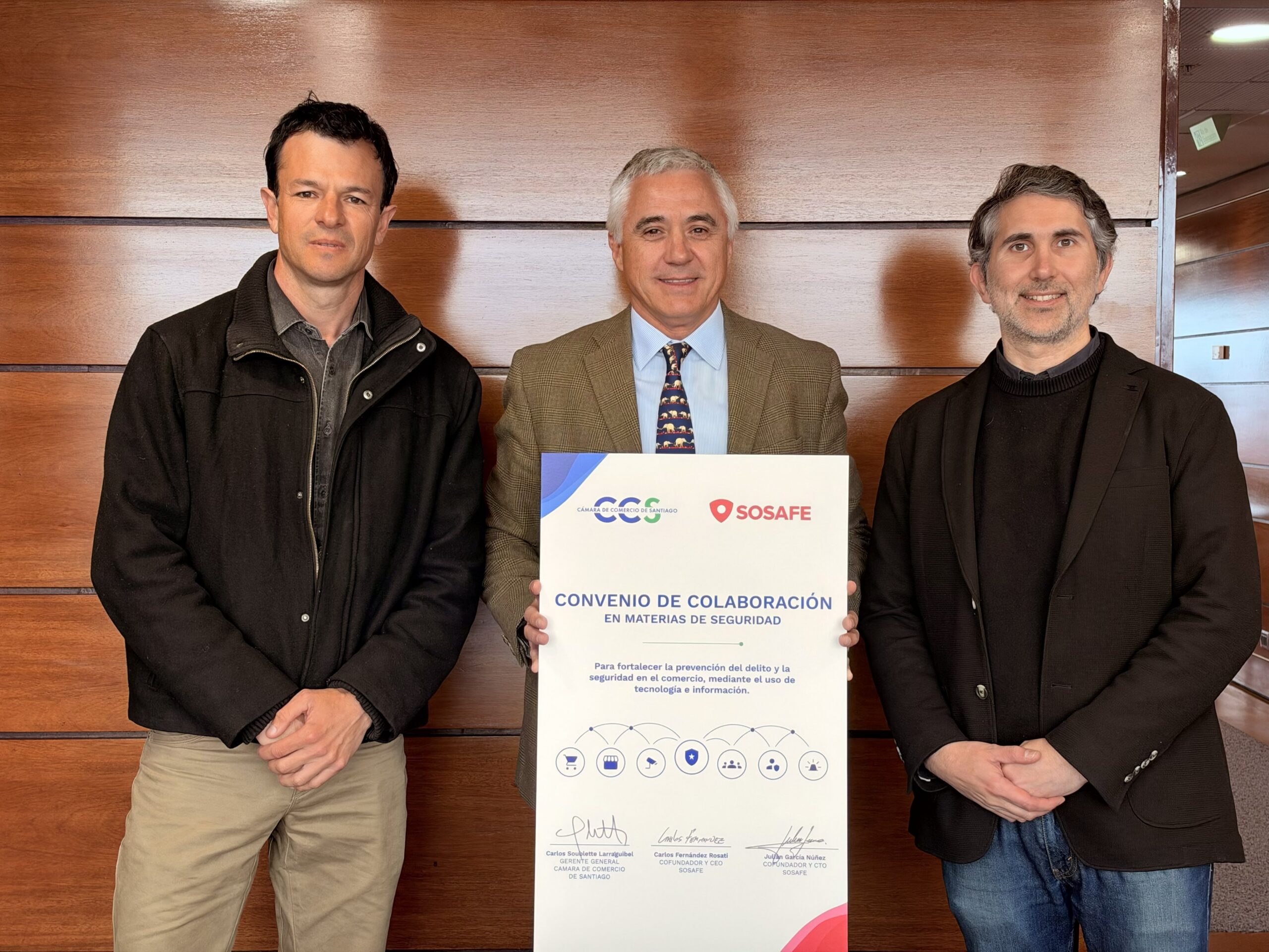 CCS Y SOSAFE firman convenio para fortalecer el análisis de seguridad en el comercio